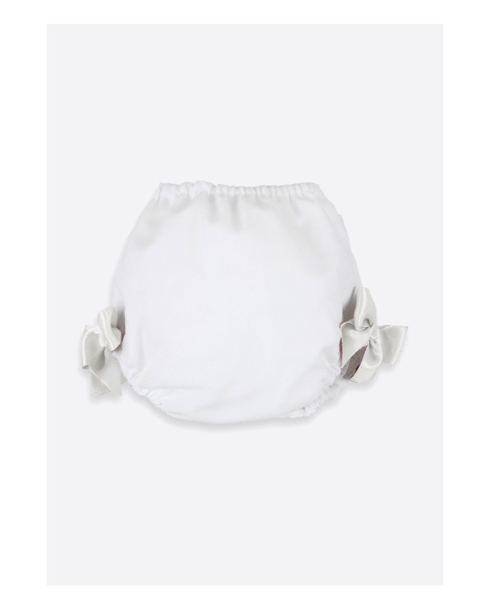 Tapa Fralda em Tule com laços